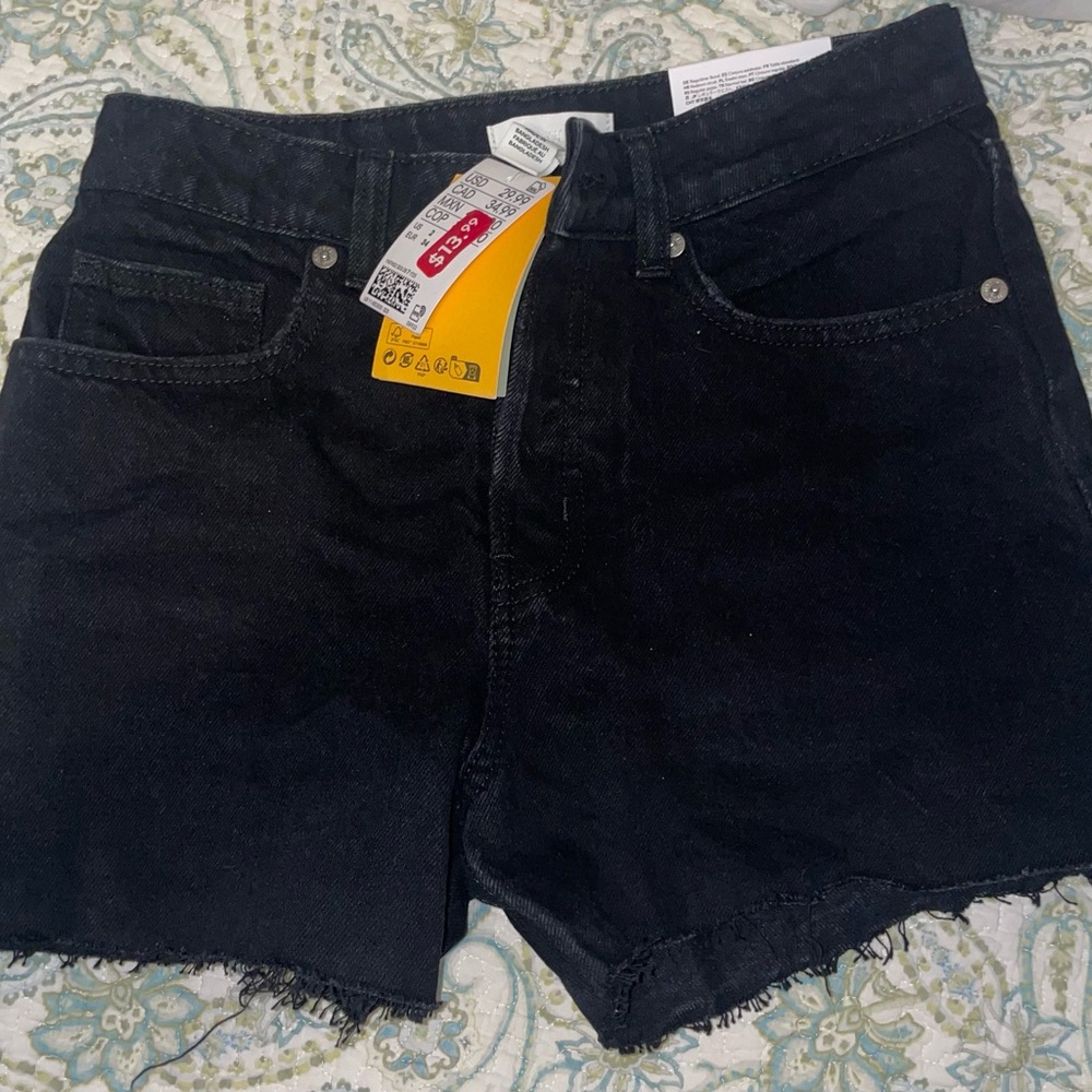 Levi's Women's Black Denim Shorts